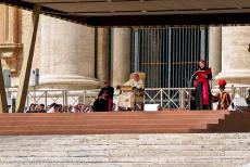 Historic Centre of Rome - Historic Centre of Rome: Pope John Paul II in front of the St. Peter's Basilica in Vatican City. In the early 4th century, Emperor... Historic Centre of Rome - Historic Centre of Rome: Pope John Paul II in front of the St. Peter's Basilica in Vatican City. In the early 4th century, Emperor...