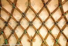 Maulbronn Monastery Complex - Maulbronn Monastery Complex: The decorated vaulted ceiling of the parlatorium (conversation room). The parlatorium was the only...