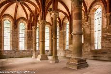 Maulbronn Monastery Complex - Maulbronn Monastery Complex: The Men's Refectory was the dining room of the monks, it was completed around 1230. The two-naved...