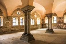 Kloostercomplex Maulbronn - Kloostercomplex Maulbronn: Het Laiendorment was de slaapzaal van de lekenbroeders. Na het begin van de Reformatie in 1517 werd het klooster van...