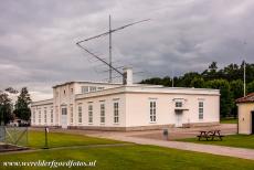 Radiostation van Grimeton, Varberg - Het hoofdgebouw van het radiostation in Grimeton bij Varberg. Het radiostation werd in 1922-1924 bij Varberg in zuidwest...