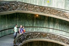 Vatican City - Vatican City: Vatican Museums with the famous spiral staircase designed by Giuseppe Momo in 1932. The staircase is made of two intertwined...