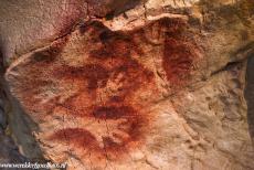 The Cave Art of Altamira and Tito Bustillo - Paleolithic Cave Art of Northern Spain: A copy of a panel of painted hands can be viewed in the Museum of Altamira, situated next...