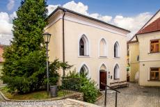 Jewish Quarter and St Procopius Basilica, Třebíč - Jewish Quarter and St. Procopius' Basilica in Třebíč: The Front Synagogue is also known as the Old Synagogue, it was built in the...