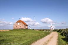 Wadden Sea: Denmark - The iconic windmills and the mill house at the Ballum Enge close to Bredebro. The Ballum Enge is a vast polder area within the Ballummarsken, the... Wadden Sea: Denmark - The iconic windmills and the mill house at the Ballum Enge close to Bredebro. The Ballum Enge is a vast polder area within the Ballummarsken, the...