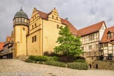 Historisch centrum van Quedlinburg - Stiftskerk van Sint Servaas, kasteel en historisch centrum van Quedlinburg: Het oorspronkelijke kasteel van Quedlinburg werd...