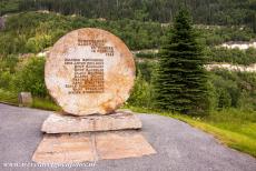 Rjukan-Notodden Industrial Heritage - Rjukan-Notodden Industrial Heritage Site: A memorial just outside Rjukan to commemmorate the 'Heroes of Telemark'. The Vemork...