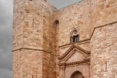 Castel del Monte - The main entrance to Castel del Monte. Castel del Monte has two entrances, a humble service entrance and the ornate main entrance. Castel del... Castel del Monte - The main entrance to Castel del Monte. Castel del Monte has two entrances, a humble service entrance and the ornate main entrance. Castel del...