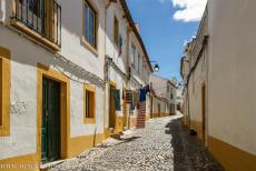 Historic Centre of Évora - Historic Centre of Évora: A colourful alley in the old Jewish Quarter in Évora. The Jewish Quarter of Évora was one of...
