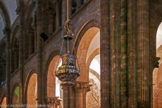 Santiago de Compostela (Old Town) - Santiago de Compostela (Old Town): The Botafumeiro hanging from the vault of the Cathedral of Santiago de Compostela. The Botafumeiro is the... Santiago de Compostela (Old Town) - Santiago de Compostela (Old Town): The Botafumeiro hanging from the vault of the Cathedral of Santiago de Compostela. The Botafumeiro is the...