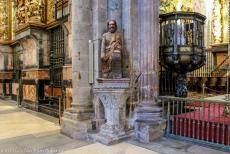 Santiago de Compostela (Old Town) - Santiago de Compostela (Old Town): The Cathedral of Santiago de Compostela, the statue of Zebedee, the father of the apostles James and John. The... Santiago de Compostela (Old Town) - Santiago de Compostela (Old Town): The Cathedral of Santiago de Compostela, the statue of Zebedee, the father of the apostles James and John. The...