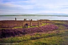 Neolithic Orkney - The Ring of Brodgar is a Neolithic henge and stone circle northeast of Strommness on Mainland Orkney. The stone circle is one of the... Neolithic Orkney - The Ring of Brodgar is a Neolithic henge and stone circle northeast of Strommness on Mainland Orkney. The stone circle is one of the...