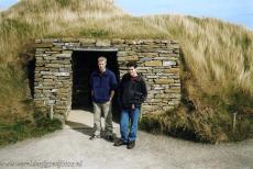 Neolithic Orkney - The passage into the chambered tomb of Maeshowe. The main chamber is surrounded by three smaller side chambers. Viking warriors broke into... Neolithic Orkney - The passage into the chambered tomb of Maeshowe. The main chamber is surrounded by three smaller side chambers. Viking warriors broke into...