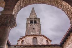 Euphrasian Basilica in Poreč - The episcopal complex of the Euphrasian Basilica in the historic centre of Poreč: The bell tower of the Euphrasian Basilica dates back to the... Euphrasian Basilica in Poreč - The episcopal complex of the Euphrasian Basilica in the historic centre of Poreč: The bell tower of the Euphrasian Basilica dates back to the...