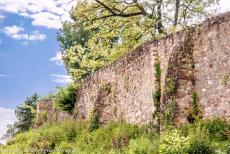 Abbey of Lorsch - Abbey and Altenmünster of Lorsch: The remains of the ancient wall surrounding the Abbey of Lorsch. The original wall was about three... Abbey of Lorsch - Abbey and Altenmünster of Lorsch: The remains of the ancient wall surrounding the Abbey of Lorsch. The original wall was about three...