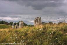 Avebury - The megalithic monument of Avebury is about 5000 years old. Avebury consists of two inner stone circles and a larger outer...