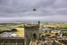 Harlech Castle - The Castles and Town Walls of King Edward in Gwynedd: The Irish Sea viewed from one of the corner towers of Harlech Castle. Harlech was part of... Harlech Castle - The Castles and Town Walls of King Edward in Gwynedd: The Irish Sea viewed from one of the corner towers of Harlech Castle. Harlech was part of...