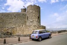 Harlech Castle - A classic Mini Authi in front of Harlech Castle. A new bridge was installed at Harlech Castle in January 2015. The steel footbridge replaces the... Harlech Castle - A classic Mini Authi in front of Harlech Castle. A new bridge was installed at Harlech Castle in January 2015. The steel footbridge replaces the...
