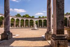 Palace and Park of Versailles - Palace and Park of Versailles: La Colonnade Grove is a tiny circular garden. In the centre stands a white marble sculptural group depicting... Palace and Park of Versailles - Palace and Park of Versailles: La Colonnade Grove is a tiny circular garden. In the centre stands a white marble sculptural group depicting...