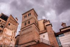 Mudéjar Architecture of Aragon - The San Pedro Tower and the San Pedro Church in Teruel. The San Pedro Tower is the oldest of the Mudéjar towers in Teruel, along... Mudéjar Architecture of Aragon - The San Pedro Tower and the San Pedro Church in Teruel. The San Pedro Tower is the oldest of the Mudéjar towers in Teruel, along...