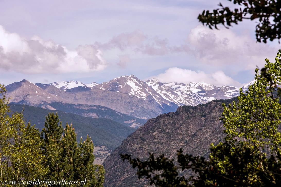 Madriu-Perafita-Claror Valley - The snow-covered peaks of the Pyrenees Mountains, viewed from the Madriu-Perafita-Claror Valley. The valley is located in Andorra, in... Madriu-Perafita-Claror Valley - The snow-covered peaks of the Pyrenees Mountains, viewed from the Madriu-Perafita-Claror Valley. The valley is located in Andorra, in...