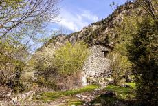 Madriu-Perafita-Claror Valley - Madriu-Perafita-Claror Valley: A dry-stone shepherd's hut in an old orchard in the Madriu Valley. Shepherds lived in the small stone... Madriu-Perafita-Claror Valley - Madriu-Perafita-Claror Valley: A dry-stone shepherd's hut in an old orchard in the Madriu Valley. Shepherds lived in the small stone...