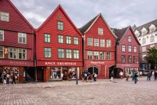 Bryggen - The Hanseatic buildings of Bryggen in Bergen. From the 14th to the mid-16th century, the city of Bergen was an important part of the... Bryggen - The Hanseatic buildings of Bryggen in Bergen. From the 14th to the mid-16th century, the city of Bergen was an important part of the...
