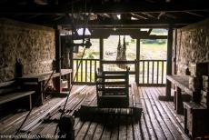 Monasteries of Meteora - Meteora: Inside the tower of the Megalo Meteoro Monastery, the tower contains a windlass and rope basket, used to transport monks,... Monasteries of Meteora - Meteora: Inside the tower of the Megalo Meteoro Monastery, the tower contains a windlass and rope basket, used to transport monks,...