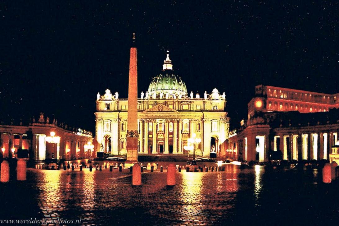 Vatican City - Vatican city: The St. Peter's Basilica and the Egyptian obelisk by night. Vatican City is the smallest independent state in the... Vatican City - Vatican city: The St. Peter's Basilica and the Egyptian obelisk by night. Vatican City is the smallest independent state in the...