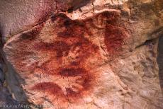 Cave Art of Altamira and Tito Bustillo - Paleolithic Cave Art of Northern Spain: A copy of a panel of painted hands can be viewed in the Museum of Altamira, situated next... Cave Art of Altamira and Tito Bustillo - Paleolithic Cave Art of Northern Spain: A copy of a panel of painted hands can be viewed in the Museum of Altamira, situated next...