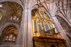 Old Town of Segovia and its Aqueduct - The Old Town of Segovia and its Aqueduct: The Baroque organ of the Segovia Cathedral. The cathedral was completed in 1577. The cathedral was... Old Town of Segovia and its Aqueduct - The Old Town of Segovia and its Aqueduct: The Baroque organ of the Segovia Cathedral. The cathedral was completed in 1577. The cathedral was...