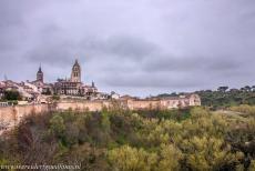 Old Town of Segovia and its Aqueduct - The Segovia Cathedral stands at the highest point of the Old Town of Segovia. The old town of Segovia is situated on a steep hill, surrounded... Old Town of Segovia and its Aqueduct - The Segovia Cathedral stands at the highest point of the Old Town of Segovia. The old town of Segovia is situated on a steep hill, surrounded...