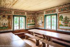 Gedecoreerde boerderijen van Hälsingland - Heel kenmerkend voor de gedecoreerde houten boerderijen van Hälsingland is de ruimte voor speciale gelegenheden en samenkomsten. Het... Gedecoreerde boerderijen van Hälsingland - Heel kenmerkend voor de gedecoreerde houten boerderijen van Hälsingland is de ruimte voor speciale gelegenheden en samenkomsten. Het...