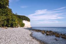 Ancient and Primeval Beech Forests of Europe - Jasmund National Park: The Piratenschlucht, the Pirate Bay. The white chalk cliffs on Rügen are formed by erosion from the wind and the... Ancient and Primeval Beech Forests of Europe - Jasmund National Park: The Piratenschlucht, the Pirate Bay. The white chalk cliffs on Rügen are formed by erosion from the wind and the...
