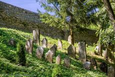 Jewish Quarter and St Procopius Basilica, Třebíč - Jewish Quarter and St. Procopius' Basilica in Třebíč: The Jewish Cemetery in Třebíč is surrounded by a massive stone wall.... Jewish Quarter and St Procopius Basilica, Třebíč - Jewish Quarter and St. Procopius' Basilica in Třebíč: The Jewish Cemetery in Třebíč is surrounded by a massive stone wall....