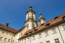 Abbey of Saint Gall - Abbey of Saint Gall: The towers of the abbey seen from the courtyard of the Bishop's Palace, the palace is still occupied by the... Abbey of Saint Gall - Abbey of Saint Gall: The towers of the abbey seen from the courtyard of the Bishop's Palace, the palace is still occupied by the...