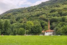 Monte San Giorgio - Monte San Giorgio: A small factory in Meride for the extraction of mineral oil from oil shale. The factory is situated at the... Monte San Giorgio - Monte San Giorgio: A small factory in Meride for the extraction of mineral oil from oil shale. The factory is situated at the...