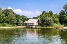 Prehistoric Pile dwellings around the Alps - Prehistoric Pile dwellings around the Alps: A pile dwelling situated in the Pfahlbaumuseum in Unteruhldingen on Lake Constance... Prehistoric Pile dwellings around the Alps - Prehistoric Pile dwellings around the Alps: A pile dwelling situated in the Pfahlbaumuseum in Unteruhldingen on Lake Constance...