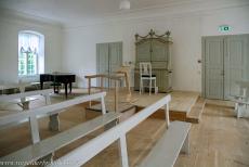 Christiansfeld, a Moravian Church Settlement - Christiansfeld, a Moravian Church Settlement: The Saal, the worship room in the Sisters' House. During our visit the Salshuset (Moravian... Christiansfeld, a Moravian Church Settlement - Christiansfeld, a Moravian Church Settlement: The Saal, the worship room in the Sisters' House. During our visit the Salshuset (Moravian...