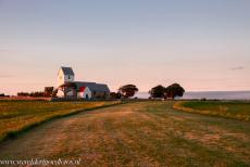 Viking-Age Ring Fortresses - Viking-Age Ring Fortresses in Denmark: A beautiful sunset over the ring fortress of Aggersborg and the 11th century Aggersborg...