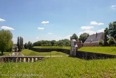 Fortifications of Vauban, Citadel of Arras -  Fortifications of Vauban, Citadel of Arras: The Porte Royale seen from the Ramparts Path. The Bastion de La Reine and the...