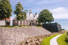 Schokland and Surroundings - Schokland and Surroundings: The Waterstaatskerk is situated on a dwelling mound (terp). The island of Schokland was to low for habitation, people... Schokland and Surroundings - Schokland and Surroundings: The Waterstaatskerk is situated on a dwelling mound (terp). The island of Schokland was to low for habitation, people...