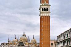 Venice and its Lagoon - Venice and its Lagoon: The Piazza San Marco with the St. Mark's Basilica and the Campanile. The original St. Mark's Basilica was built in... Venice and its Lagoon - Venice and its Lagoon: The Piazza San Marco with the St. Mark's Basilica and the Campanile. The original St. Mark's Basilica was built in...