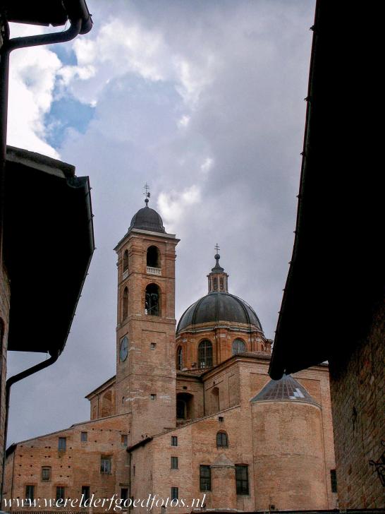 Historic Centre of Urbino - Historic Centre of Urbino: The dome of Urbino Cathedral and its Campanile, the tower. Urbino Cathedral is situated in the centre of the... Historic Centre of Urbino - Historic Centre of Urbino: The dome of Urbino Cathedral and its Campanile, the tower. Urbino Cathedral is situated in the centre of the...