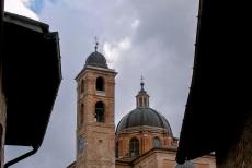 Historic Centre of Urbino - Historic Centre of Urbino: The dome of Urbino Cathedral and its Campanile, the tower. Urbino Cathedral is situated in the centre of the... Historic Centre of Urbino - Historic Centre of Urbino: The dome of Urbino Cathedral and its Campanile, the tower. Urbino Cathedral is situated in the centre of the...