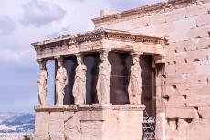 Acropolis of Athens - Acropolis, Athens: The Caryatids are the columns of the Erechtheion, the Caryatids are sculpted female figures serving as... Acropolis of Athens - Acropolis, Athens: The Caryatids are the columns of the Erechtheion, the Caryatids are sculpted female figures serving as...