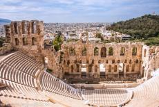 Acropolis of Athens - Acropolis of Athens: The Odeon of Herodes Atticus was built in the year 161, it was built during the Roman period by the Greek aristocrat and... Acropolis of Athens - Acropolis of Athens: The Odeon of Herodes Atticus was built in the year 161, it was built during the Roman period by the Greek aristocrat and...