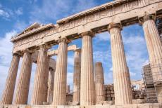 Acropolis of Athens - Acropolis of Athens: The west side of the Parthenon. The Parthenon is one the most famous buildings in the world, it was built in the... Acropolis of Athens - Acropolis of Athens: The west side of the Parthenon. The Parthenon is one the most famous buildings in the world, it was built in the...
