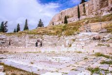 Acropolis of Athens - The Theatre of Dionysus, located on the south slope of the Acropolis of Athens, the remains are mostly from Roman times. The theatre already... Acropolis of Athens - The Theatre of Dionysus, located on the south slope of the Acropolis of Athens, the remains are mostly from Roman times. The theatre already...