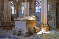 Monastery of Batalha - Monastery of Batalha: The Founder's Chapel contains the marble tombs of King João I and his wife, Queen Philippa of Lancaster,... Monastery of Batalha - Monastery of Batalha: The Founder's Chapel contains the marble tombs of King João I and his wife, Queen Philippa of Lancaster,...
